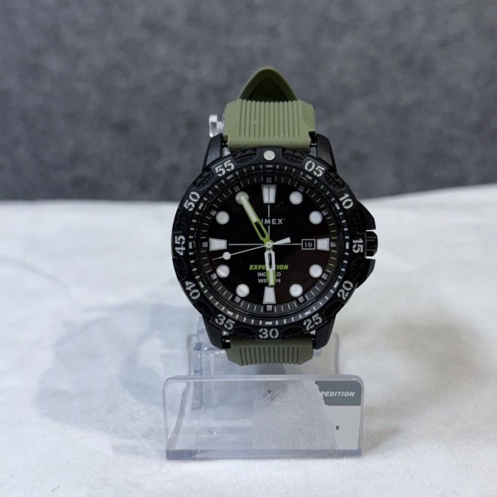 TIMEX Expedition Men's Wrist Watch Stainless Steel 50 Meter Water Resistance NEW